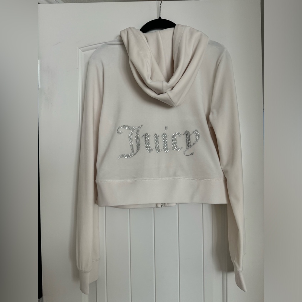 Juicy Couture OG BIG BLING VELOUR HOODIE